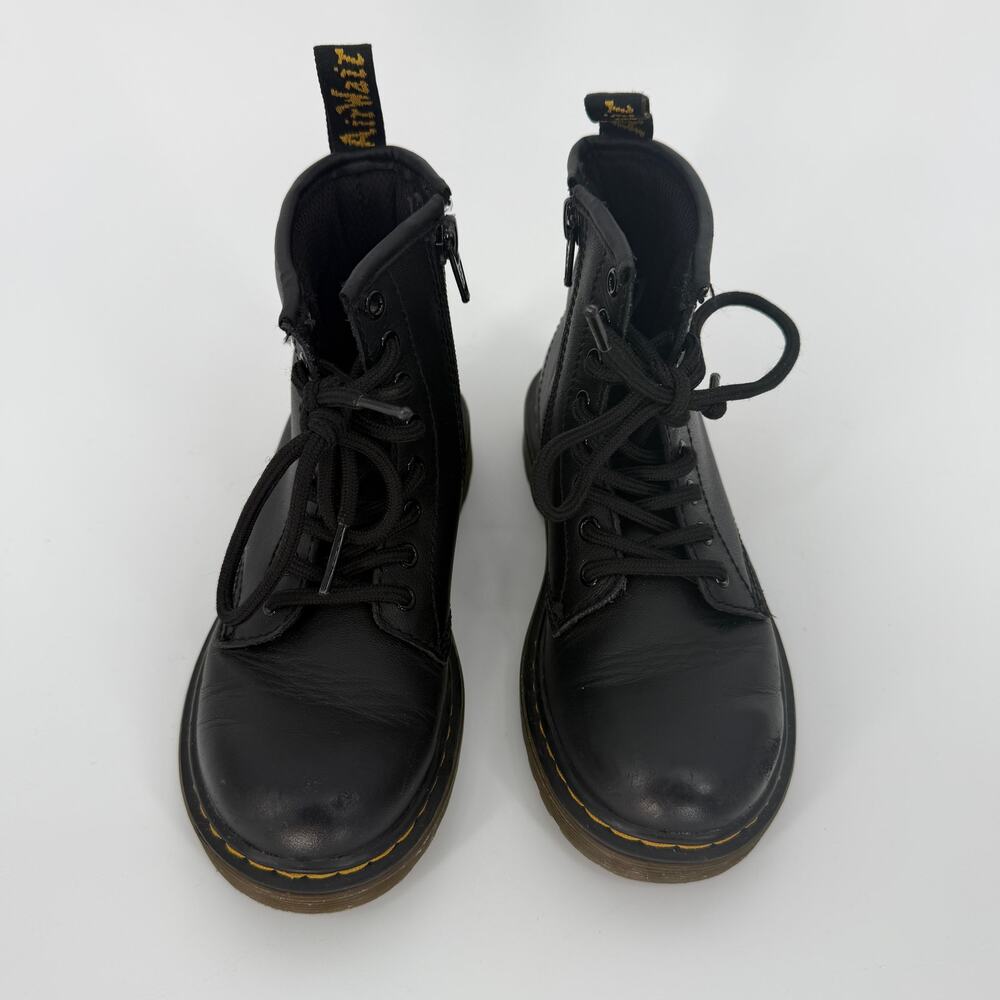 Dr. Martens AirWair Shoes‎ With Bouncing Soles Zipper Black Kids Size 12 - Picture 2 of 11